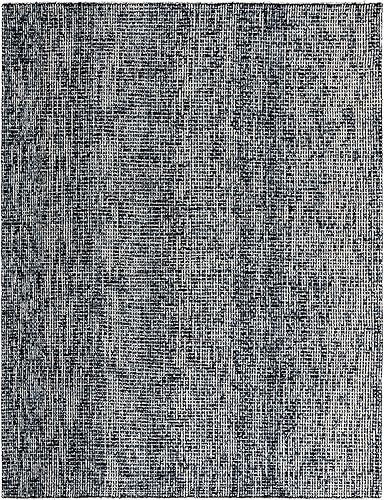 Miniatura 3 de SAFAVIEH Alfombra de área de 8 x 10 pulgadas, colección abstracta, grande, negro y gris, lana hecha a mano, ideal para sala de estar, dormitorio,