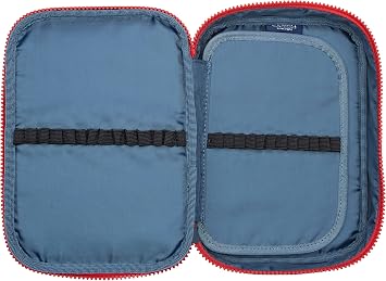 Kipling 100 PENS PLUS Pencil Cases, 21 cm, 1.5 liters, Blue (Polish Fun)
