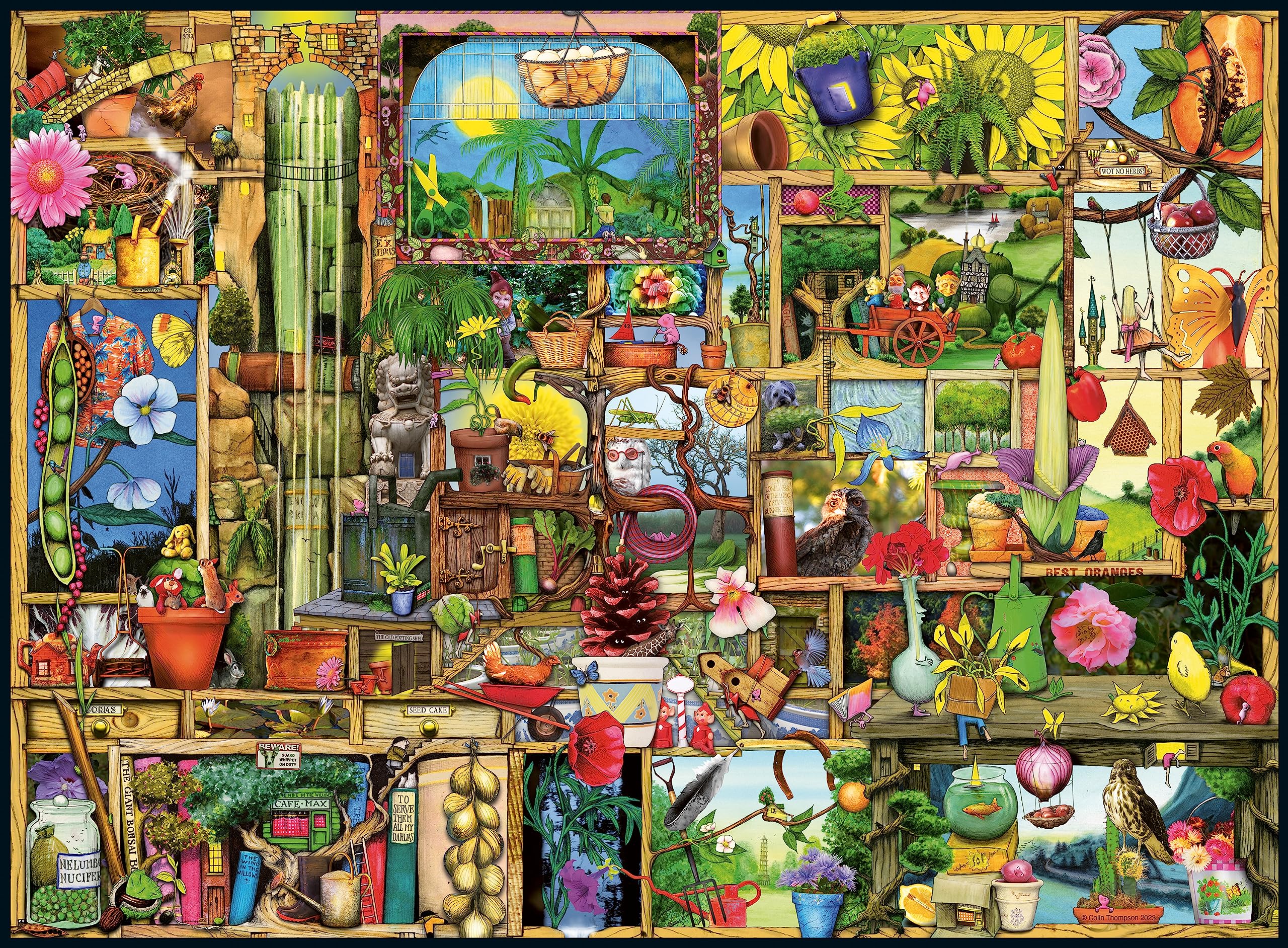 Ravensburger Wonderful World of Colin Thompson Nr. 1-4 x Puzzle Ravensburger Wonderful World of Colin Thompson Nr. 1-4 x Puzzle
