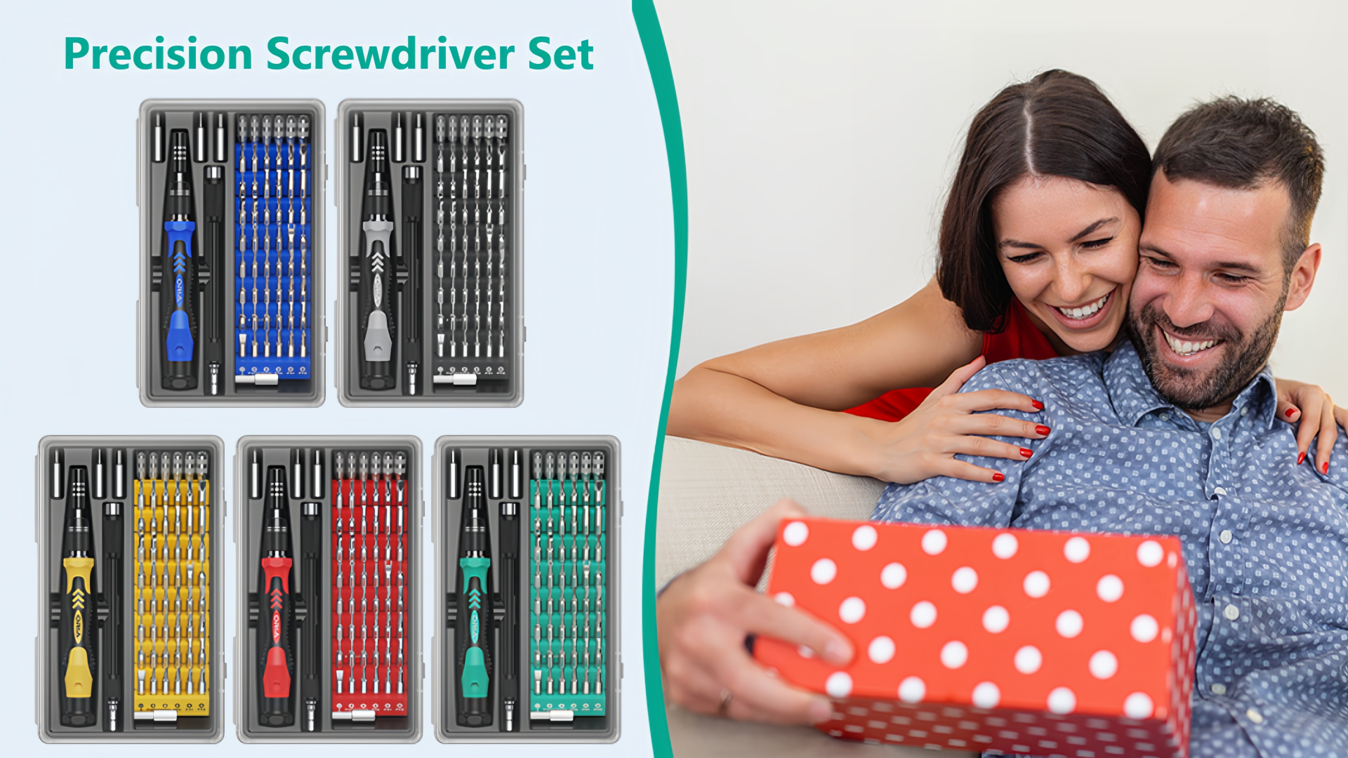 Amazon.com: ORIA 61 in 1 Precision Screwdriver Set with 57 Bits