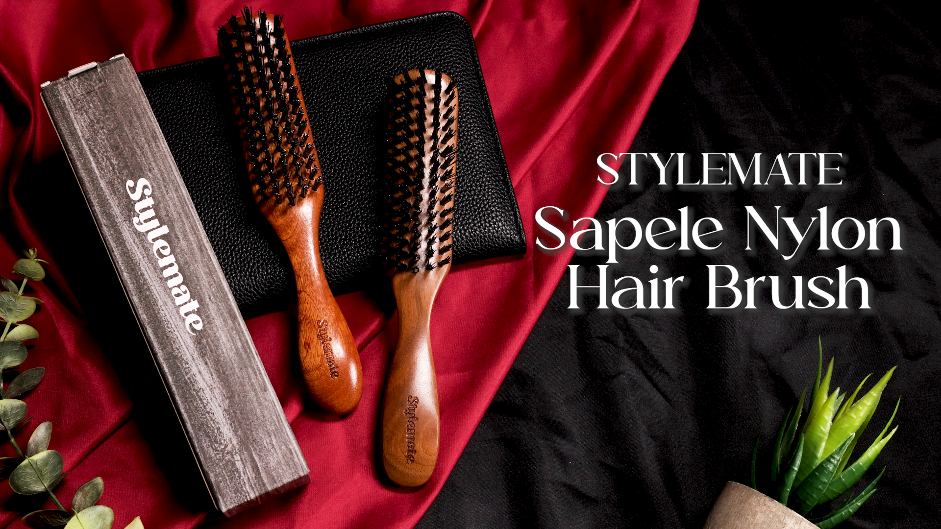 Amazon.com : STYLEMATE Hair Brush for Men, Mens Nylon Stiff