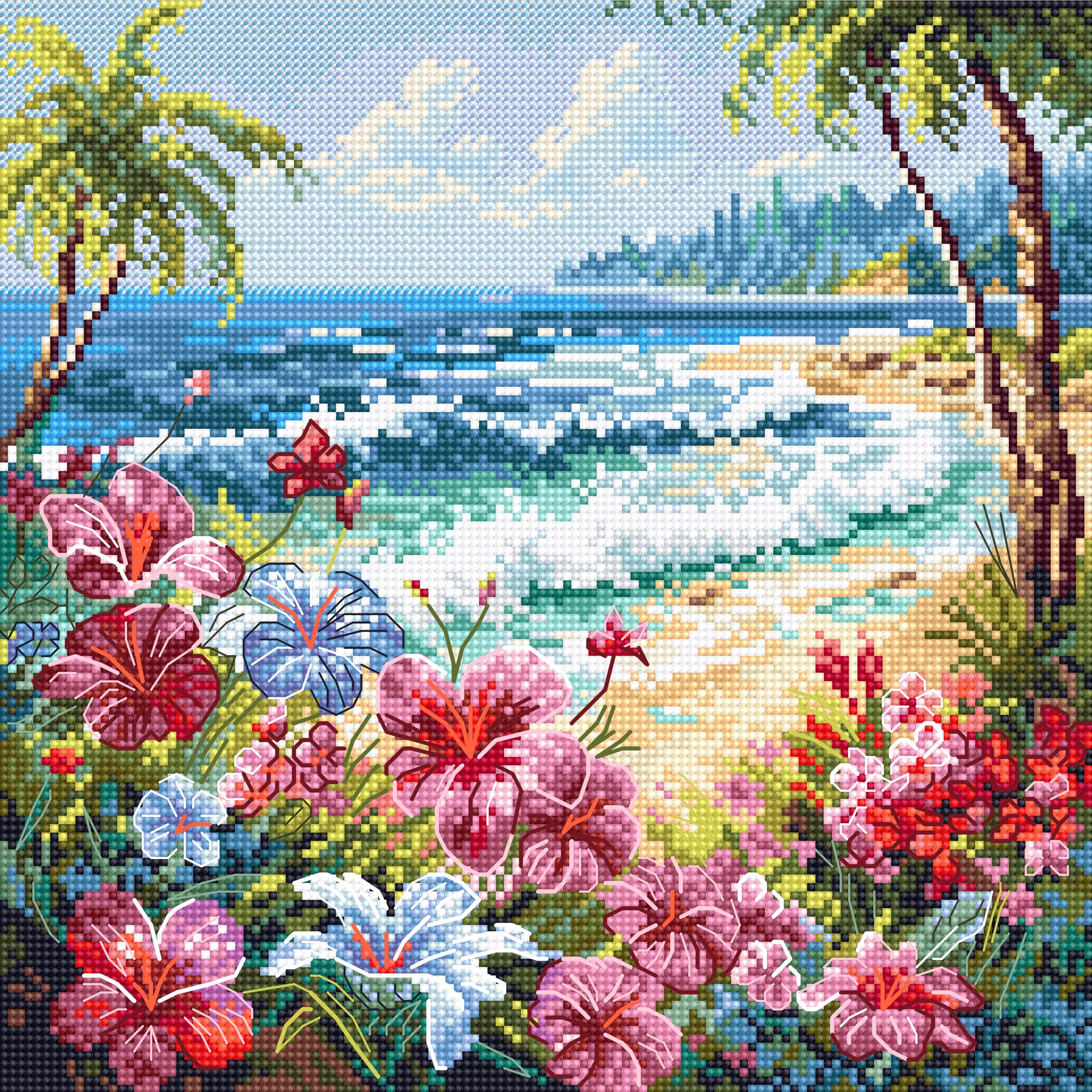 Letistitch Cross Stitch Kit - Paradise