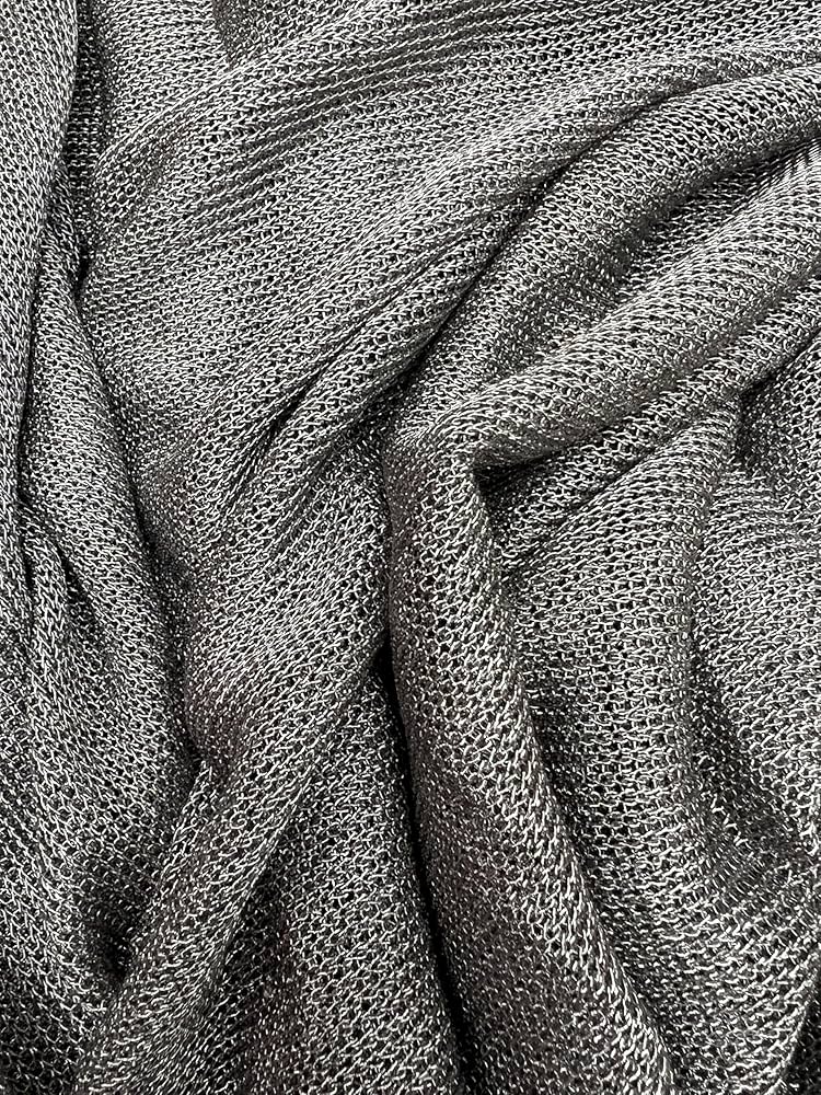 Amazon.com: Stretch Metallic Titanium Chainmail Fabric by