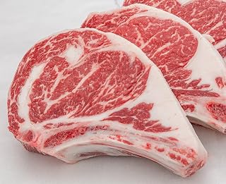 Dry Aged Bone-In Ribeye Steak - USDA Black Angus, 16oz Center-Cut, 6 Pack (6 lbs) | AllFreshSeafood