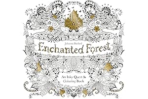 Enchanted Forest: An Adult Coloring Book Journey by Johanna Basford