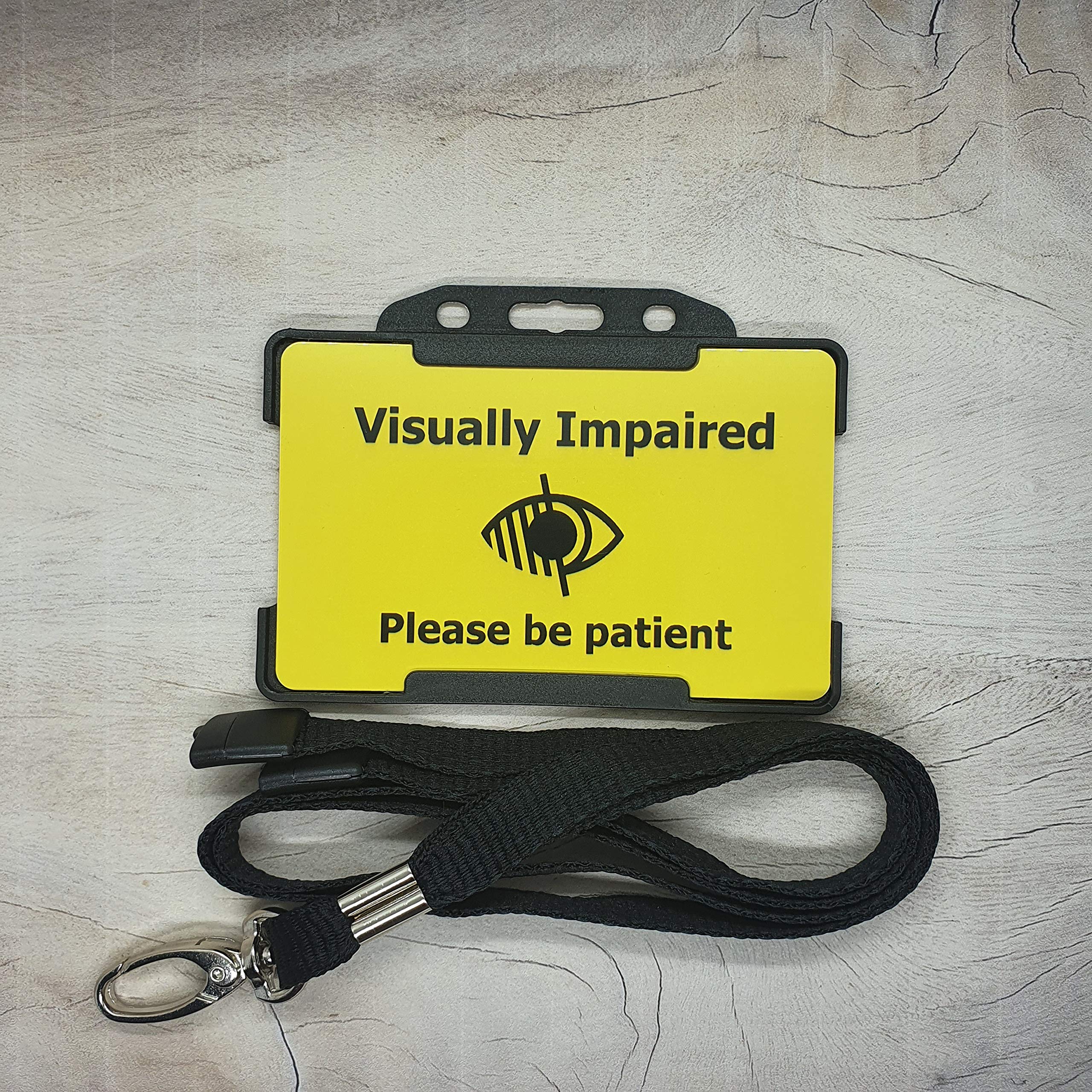Buy Visually Impaired Visual Impairment Blind Hidden Disability ID Card Lanyard