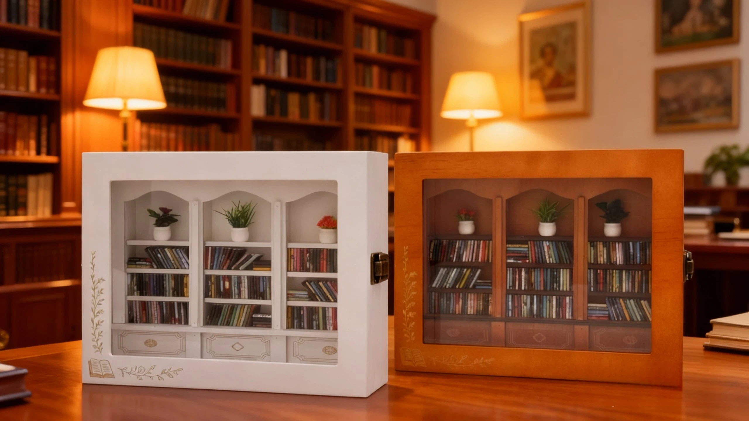 Amazon.com: Pawnoc Anxiety Bookshelf with 200 Mini Books, Mini