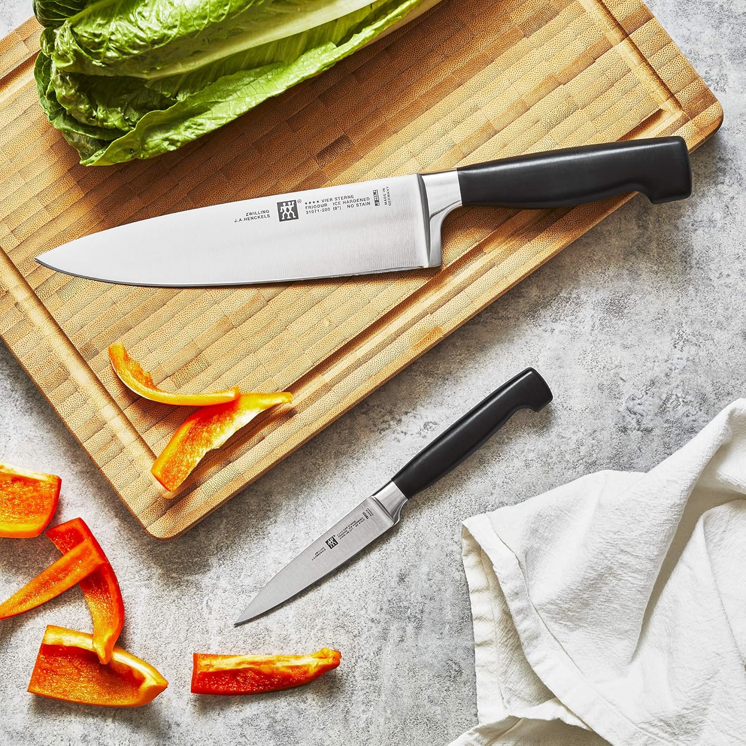 ZWILLING Four Star 2-Piece Chef's Set, "The Must Haves" Knife Set