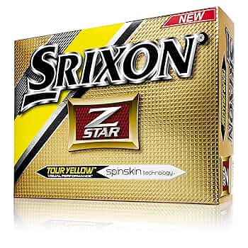 SRIXON(スリクソン) ゴルフボール Z-Star Z-Star (ゼットスター) ゴルフボール 2016 年モデル (1ダース) USモデル 並行輸入品   イエロー  高初 楽天市場】【即納OK】ダンロップ -スリクソン- Z STAR シリーズ