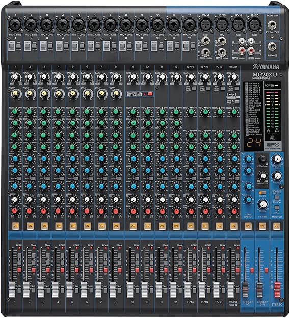 Yamaha MG20XU 20-Input 6-Bus Mixer with Effects
