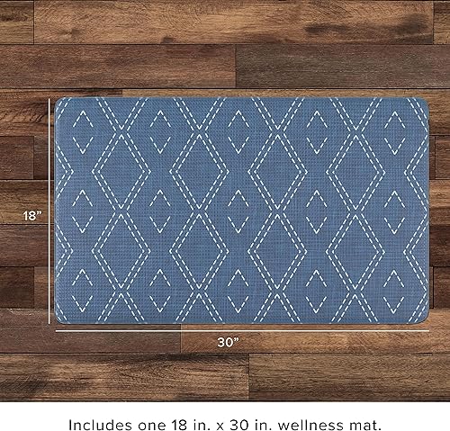 Miniatura 5 de Lucky Brand Alfombrilla de bienestar estampada  Tapete de cocina acolchado cómodo  Fácil de limpiar  Antifatiga y antideslizante  0.472 in San Luis