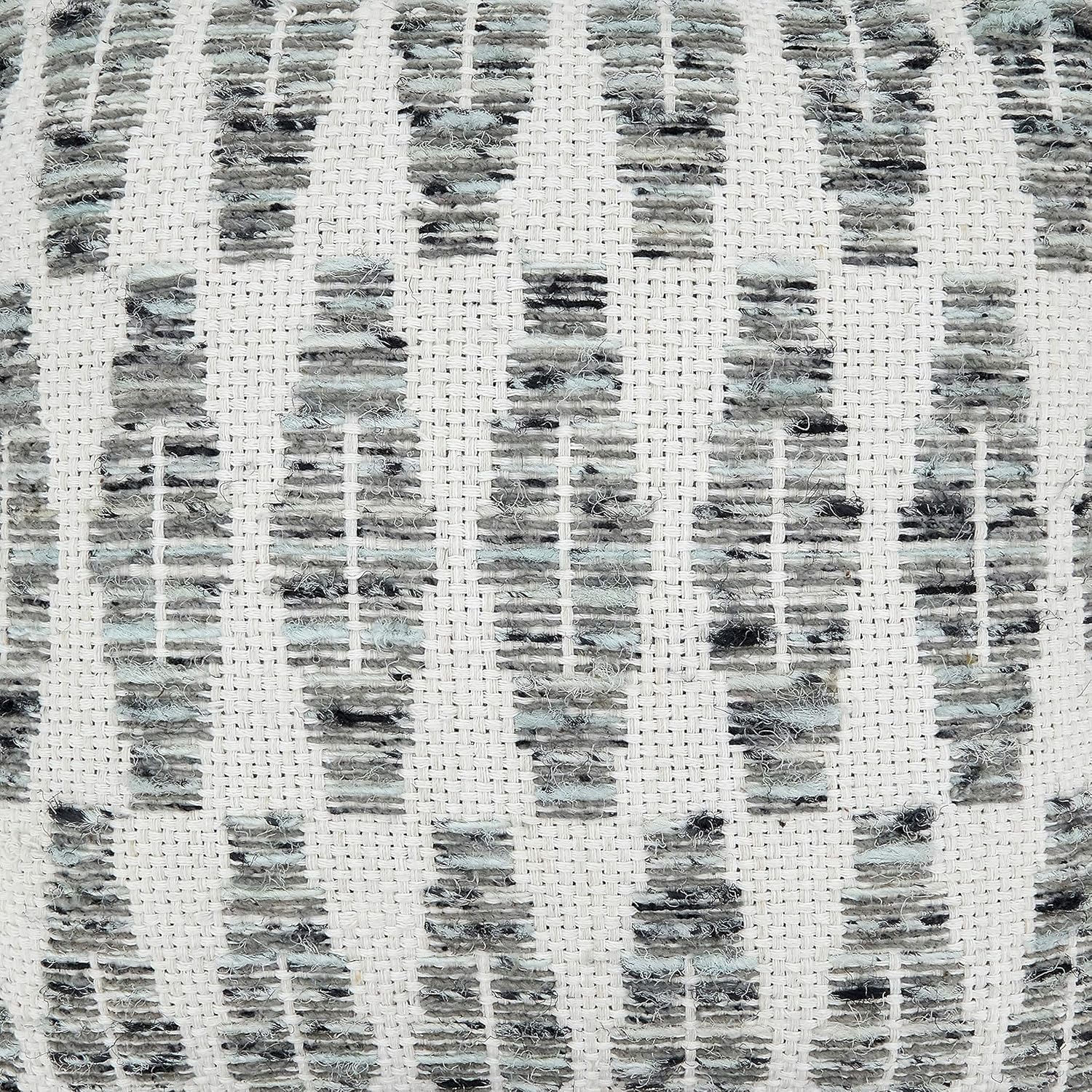 SARO LIFESTYLE Linetti Collection Diamond Throw Pillow Cover, 20", Grey