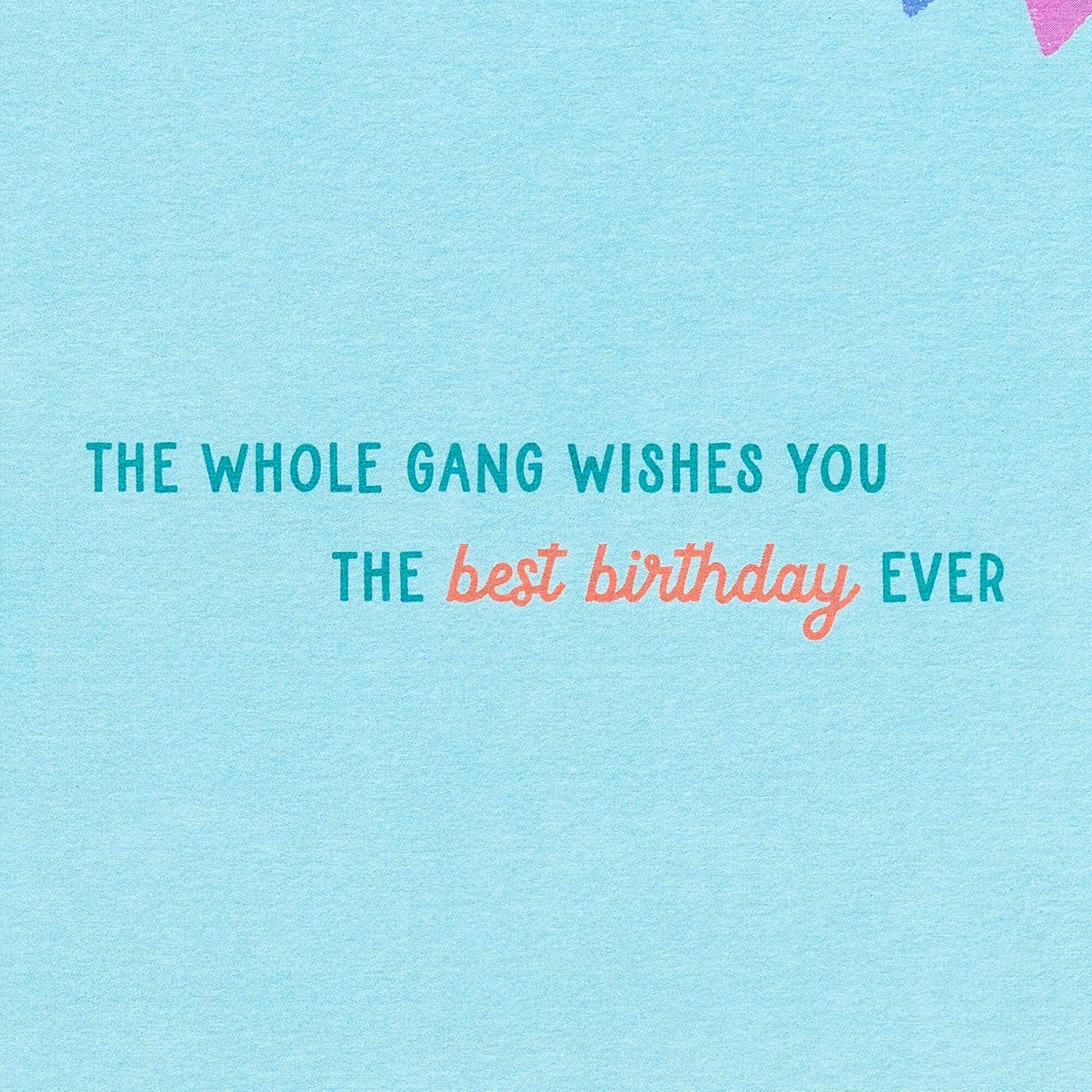 Papyrus Peanuts Birthday Card (Best Birthday Ever)