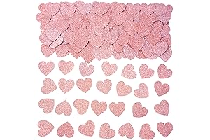 Rose Gold Wedding Party Love Heart Table Confetti