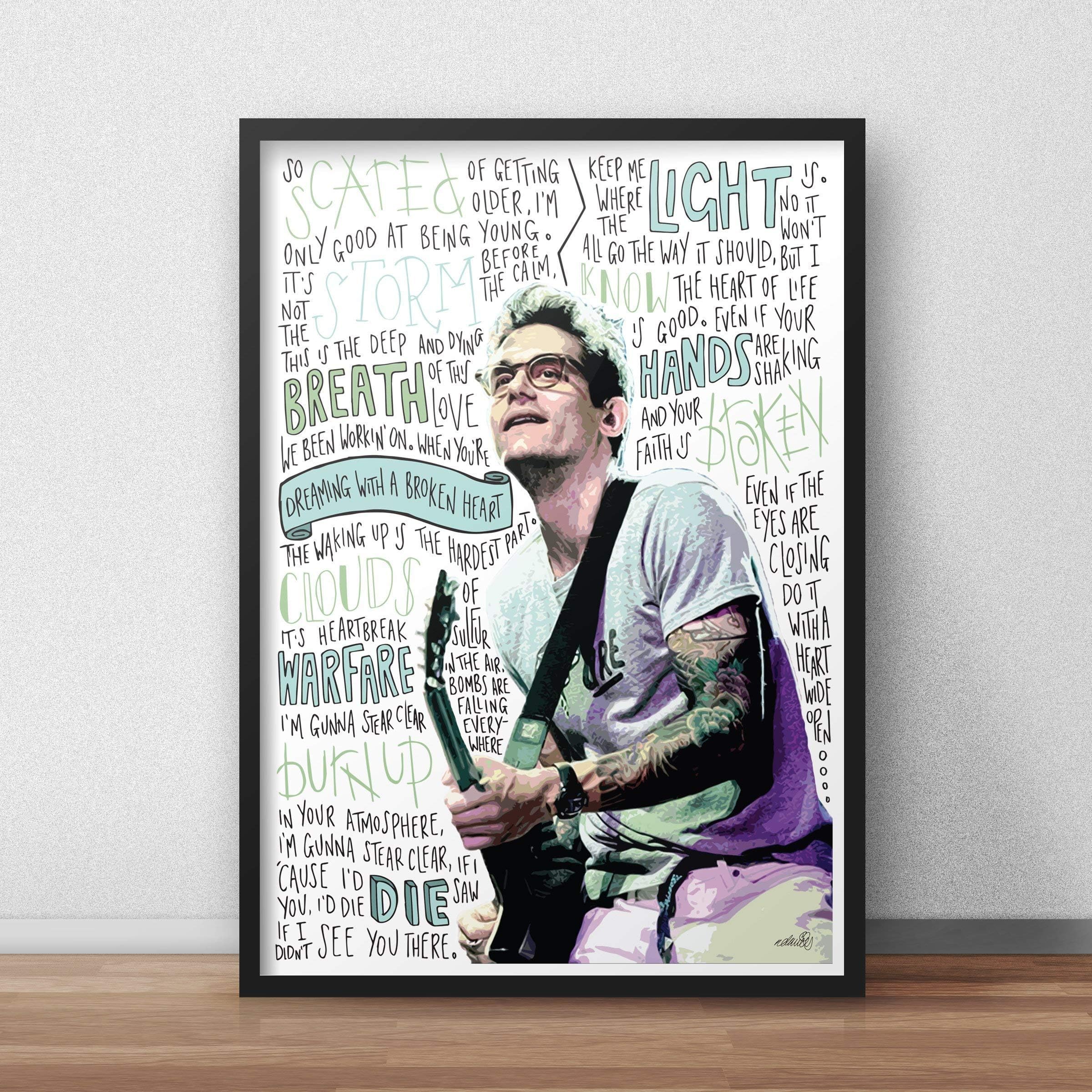 John Mayer INSPIRED Poster/Print
