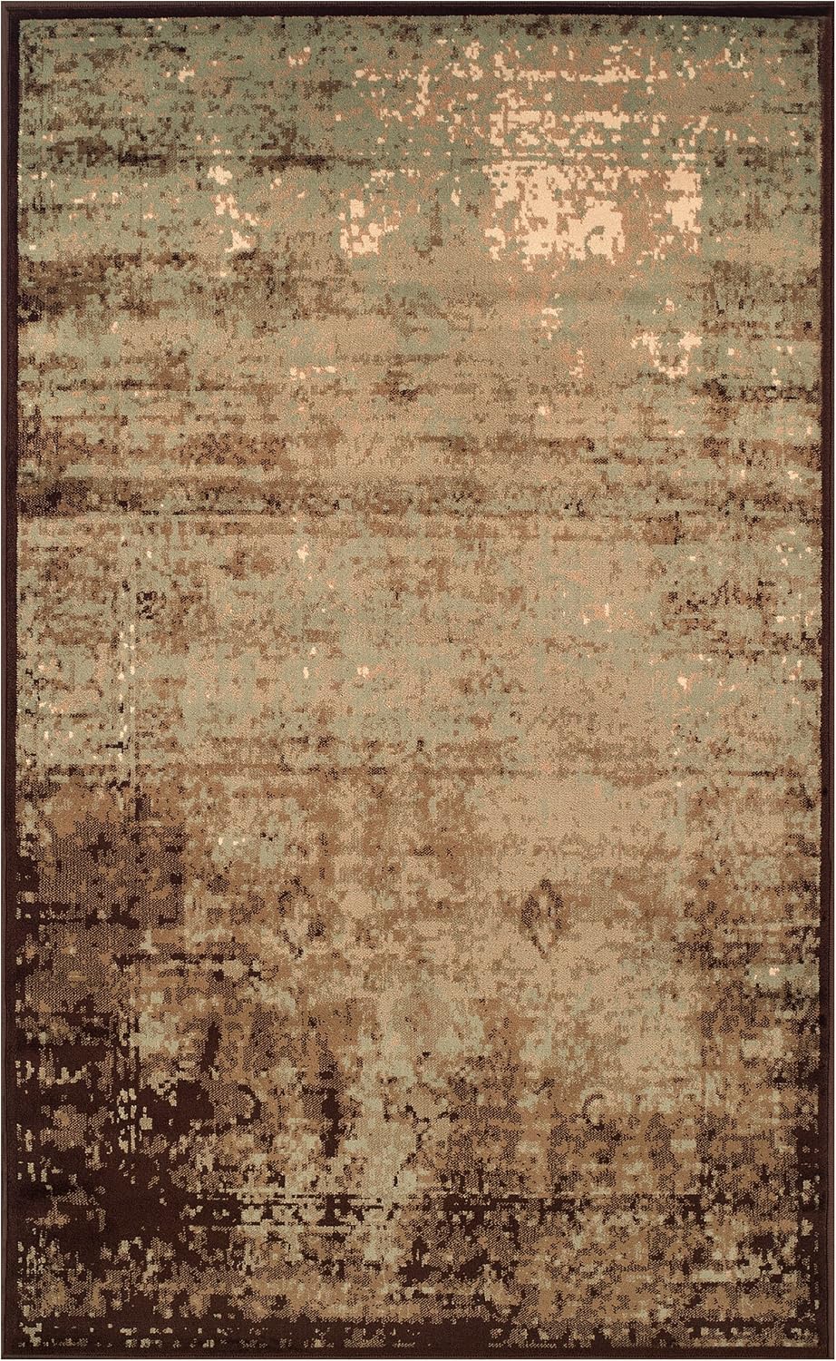 BNM Large Indoor Area Rug, Perfect for Living Room, Entryway, Basement, Bedroom, Kitchen, Office, Modern Floor Cover, Jute Backing, Acid Wash Abstract Indoor Area Rug, 8' x 10', Slate