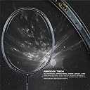 Apacs Z-Ziggler Next Gen (Unstrung) | 38lbs max Tension | Ultra Slim Shaft | 100% Japanese Graphite | (4U) Head Heavy Balance | Made in Vietnam Badminton Racket with Cover (Black) gallery image