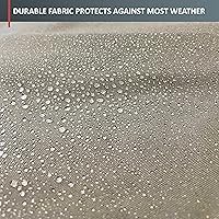 Vista 4 de Cobertor resistente para parrilla hasta 84" de largo (36", 45", 56", 67", 75", 84"), Marrón topo