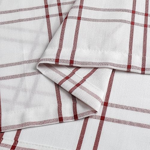 Miniatura 36 de Cenefas de café a cuadros blancos y negros para cocina, cortinas de cenefa gruesa con bolsillo para barra de cortina de granja, cortinas