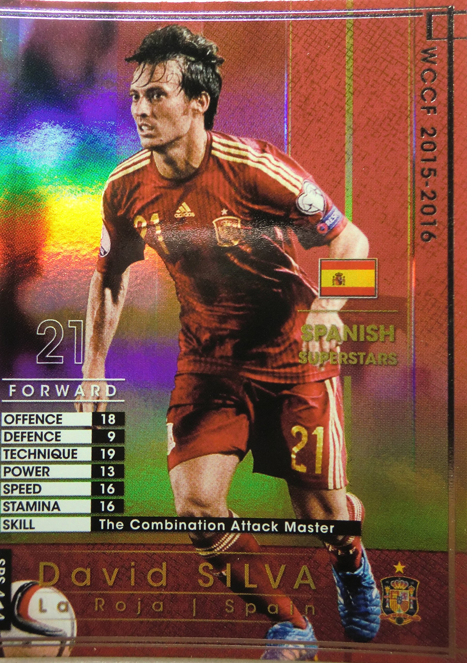 Amazon.co.jp: WCCF 15-16 ver2 ダビド・シルバ SPS 4/4