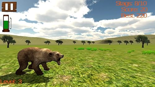 caça de animais sobre rodas