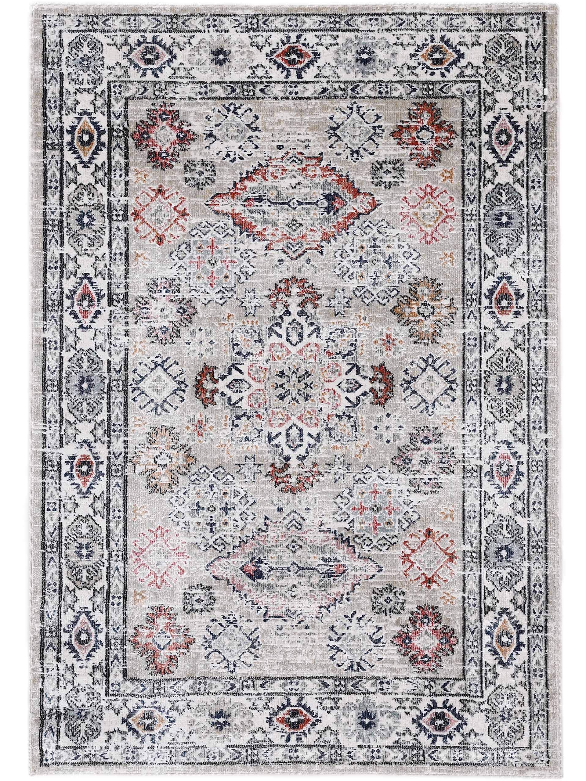 carpetfine Teppich Liana Beige 80x150 cm | Moderner Teppich für Wohn- und Schlafzimmer