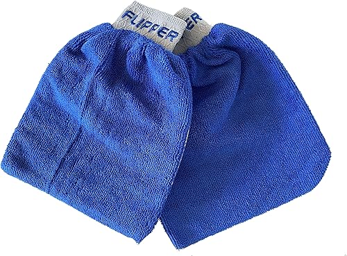 Miniatura 6 de Flipper FLIP-MITT - Manopla de limpieza multiusos 2 en 1 de microfibra y tela de toalla de doble cara, 2 unidades