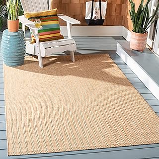 SAFAVIEH Washable Rug Outdoor Courtyard Collection - 4' x 5'7