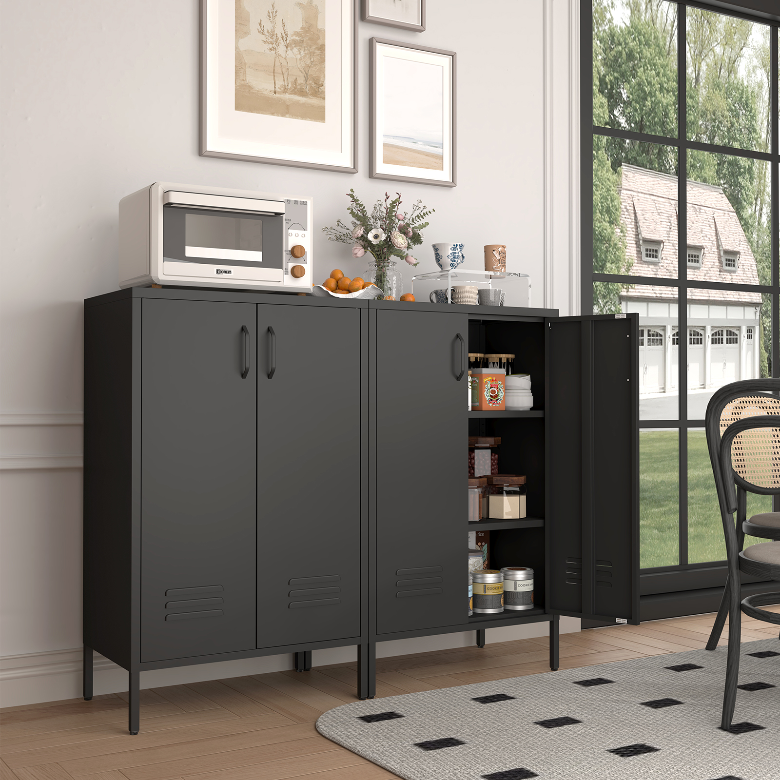 【送料込み】 Storage Cabinet By Mobilia モビリア republic-storage-systems-llc-