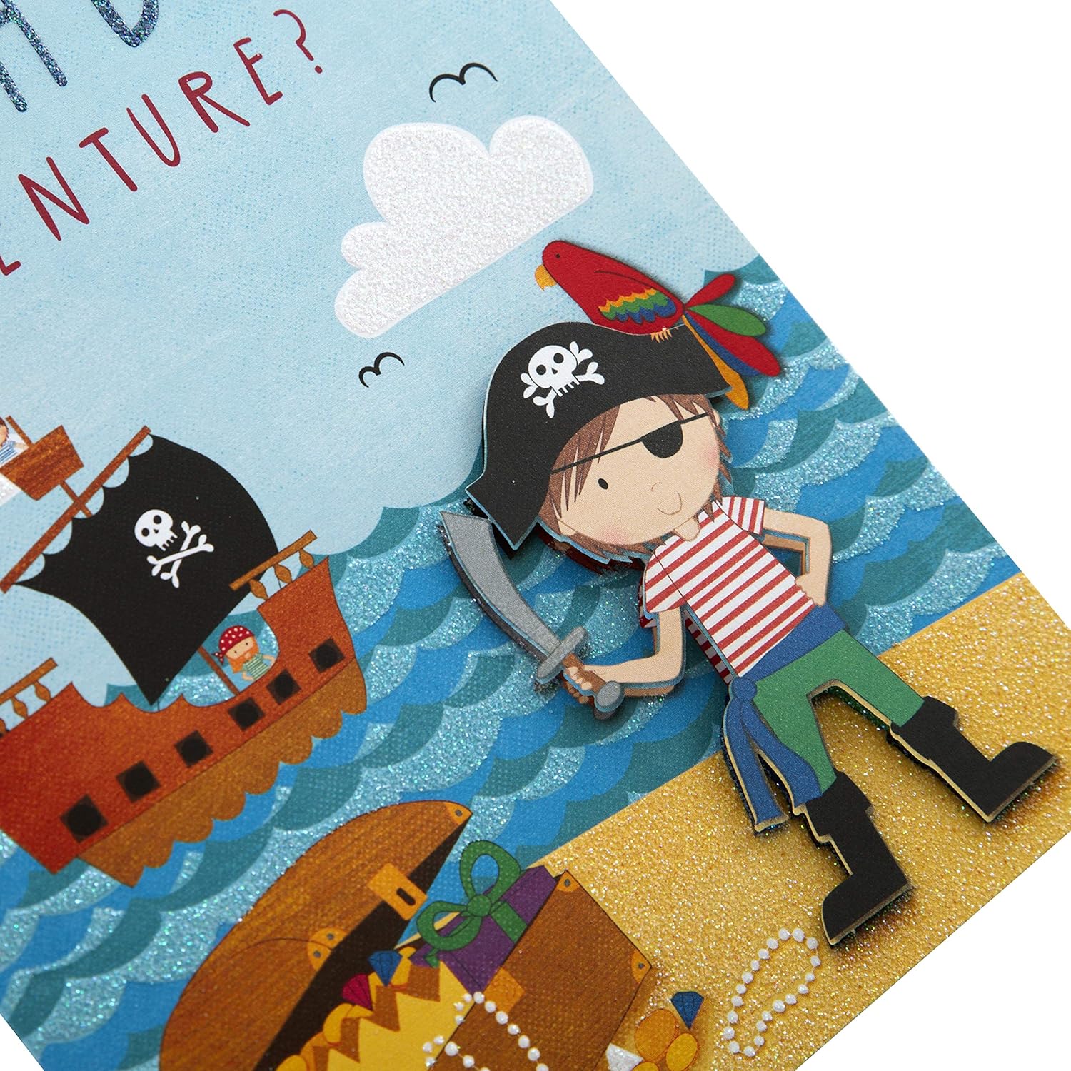 Hallmark Kids' Pirate Birthday Card Pack - 10 Cards in 1 Design