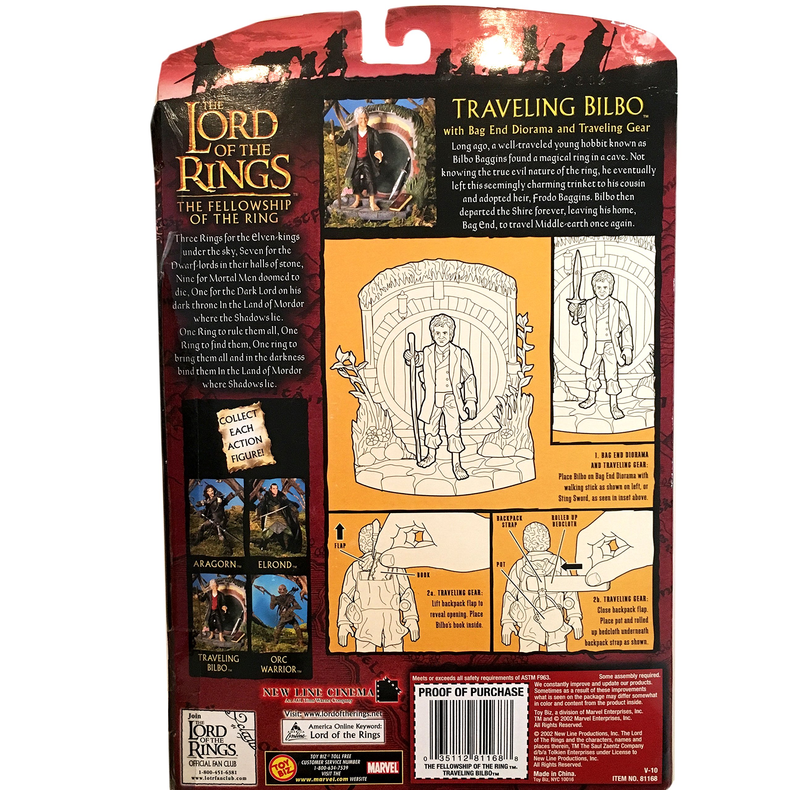 Amazon.com: 2003 TOY BIZ LORD OF THE RINGS THE TWO TOWERS