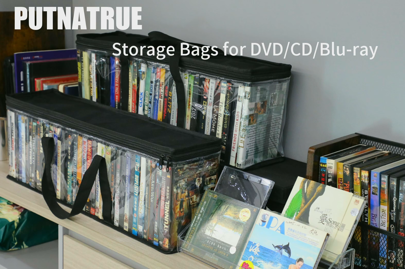 Amazon.com: PUTNATRUE DVD Storage Bags, 6 Pack Holds 240 DVDs (40