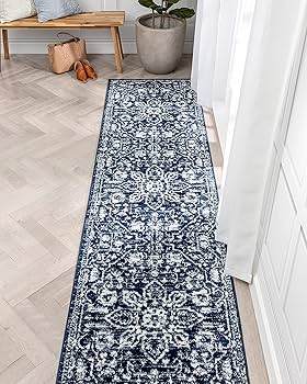 Amazon.com: Well Woven Della Dark Blue Vintage Medallion Pattern