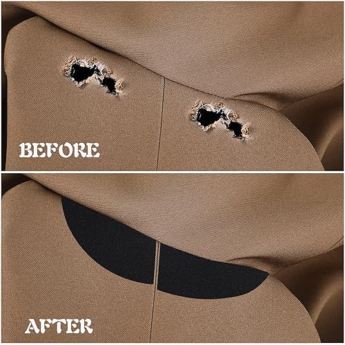 Vista 20 de Augshy Parche para planchar, 29 parches para planchar para reparación de ropa, pantalones de mezclilla de 4.9 x 3.7 pulgadas (colorido)