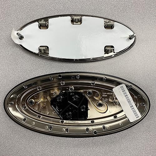Miniatura 4 de Insignias ovaladas para parrilla y portón trasero Ford F-150 negro ahumado 18-20 sin cámara frontal