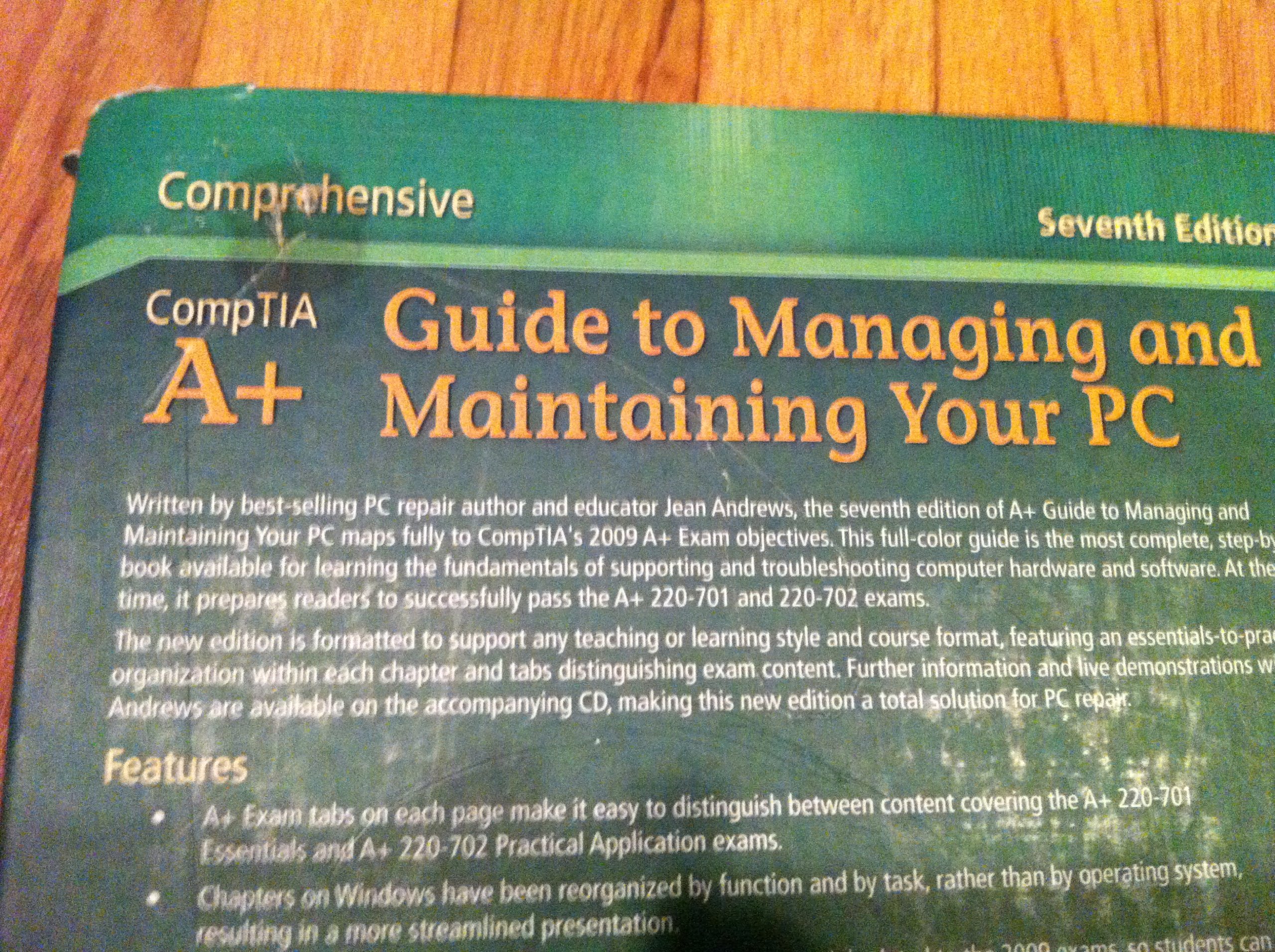 A+ Guide to Managing and Maintaining Your PC (Computer Problem Solving)
