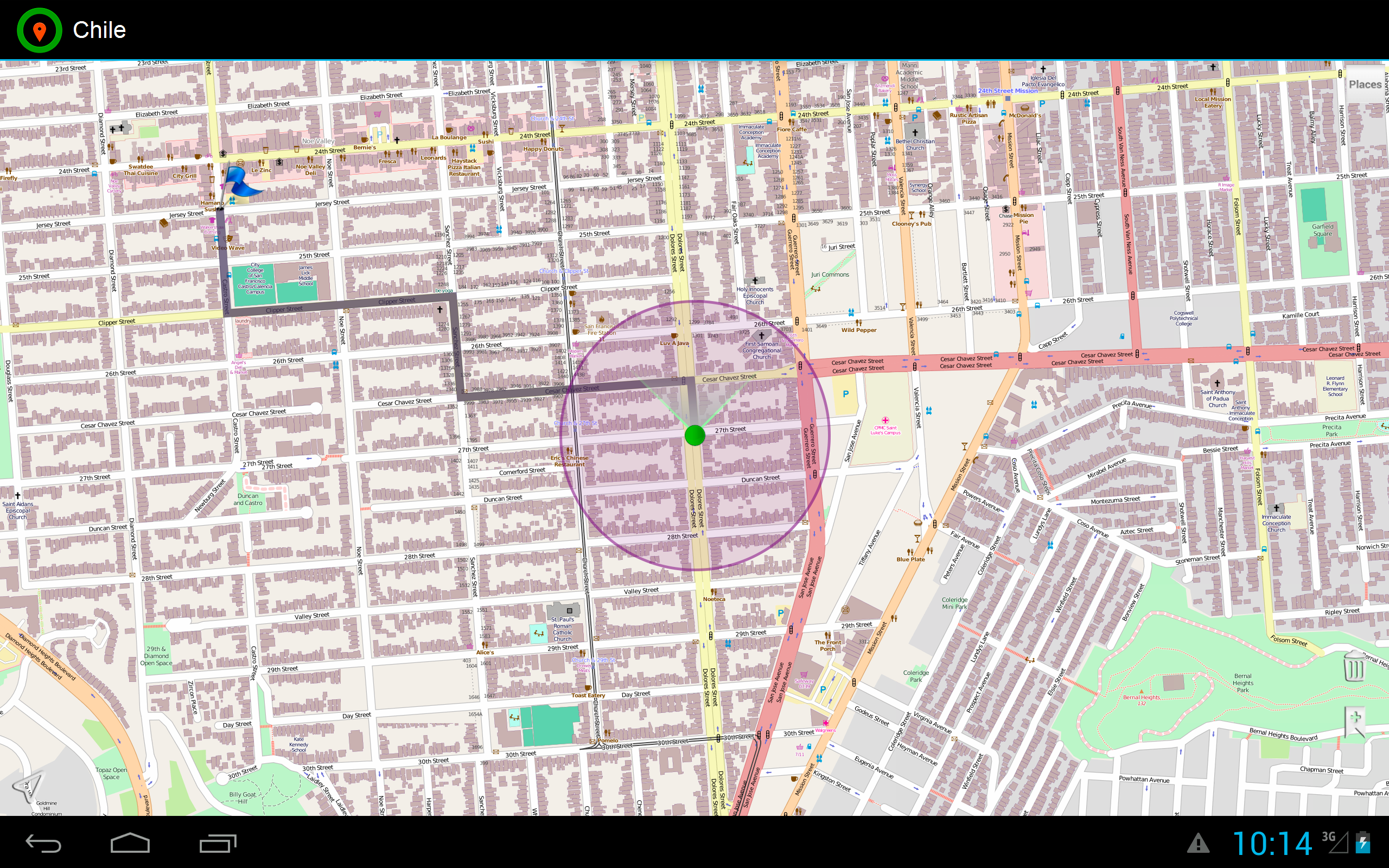 Aplicación Chile Vector Offline Mapa: Easy Navigation en Amazon Appstore