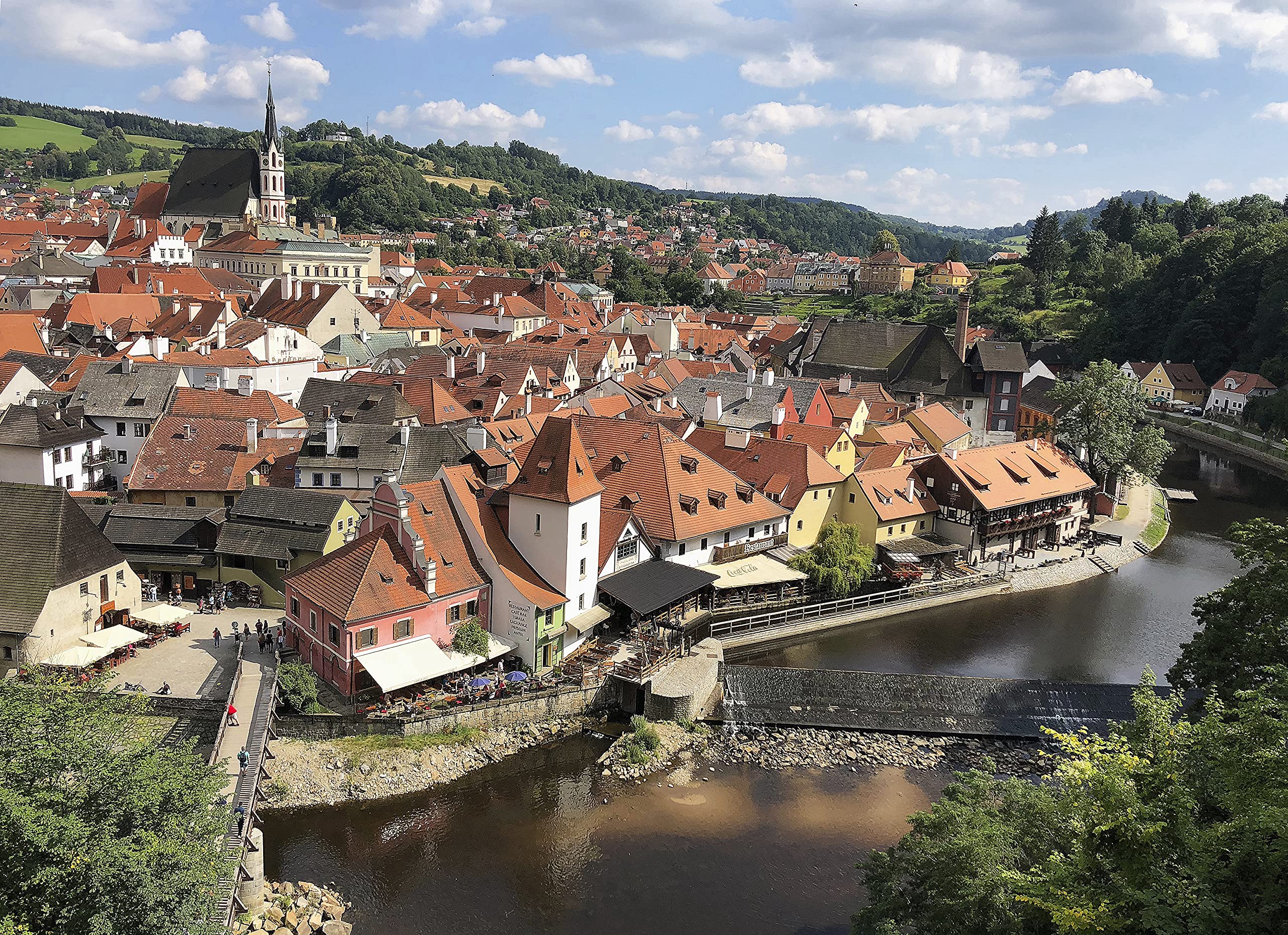 1000 Piece Puzzle for Adults, Perfectly Fitting Jigsaw Puzzle with Sturdy Box, Landscape Adult Puzzles for Friends and Family, Finished Size: 27 x 20 inches - The Wise Koala Co (Charming Village)