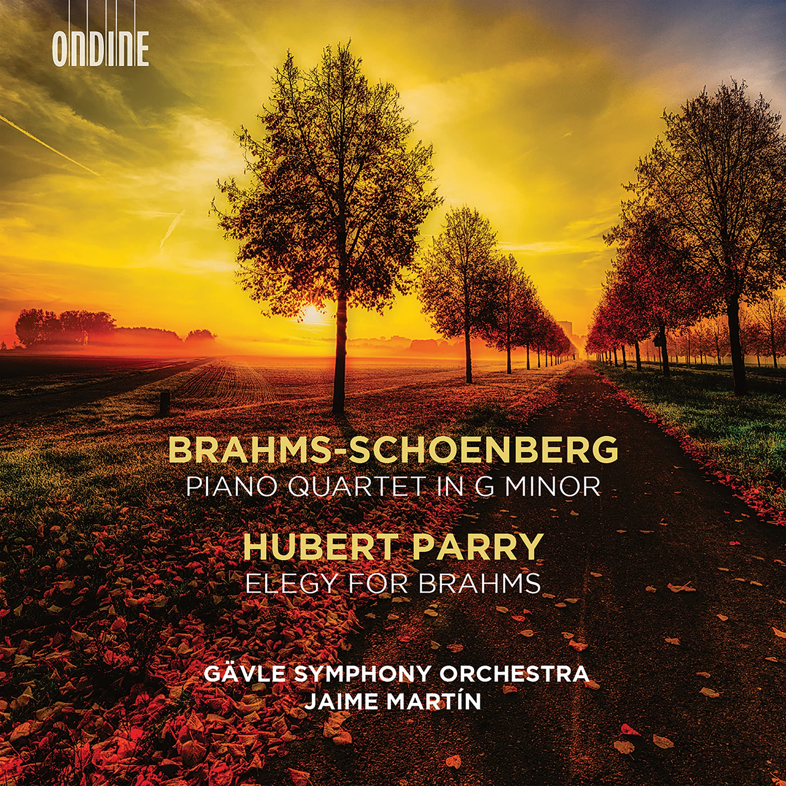 Johannes Brahms: Piano Quartet in G minor (orchestrated by Arnold Schoenberg), Hubert Parry: Elegy for Brahms