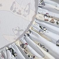 Vista 264 de Eddie Bauer - Full Sheets, Cotton Flannel Bedding Set, Brushed For Extra Softness, Cozy Home Decor (Dog Friends, Full)