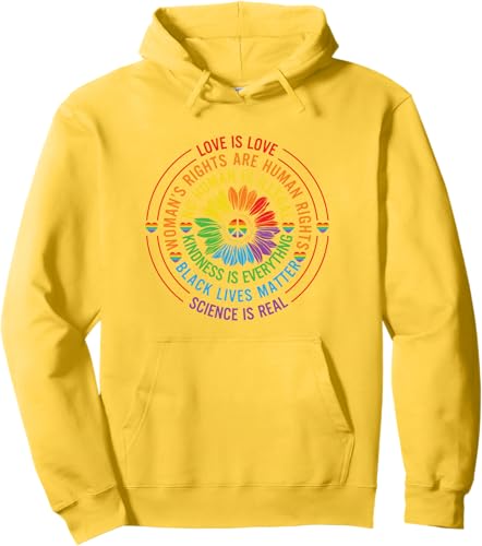 Miniatura 7 de Love is love - Sudadera con capucha LGBT Pride, Negro, S