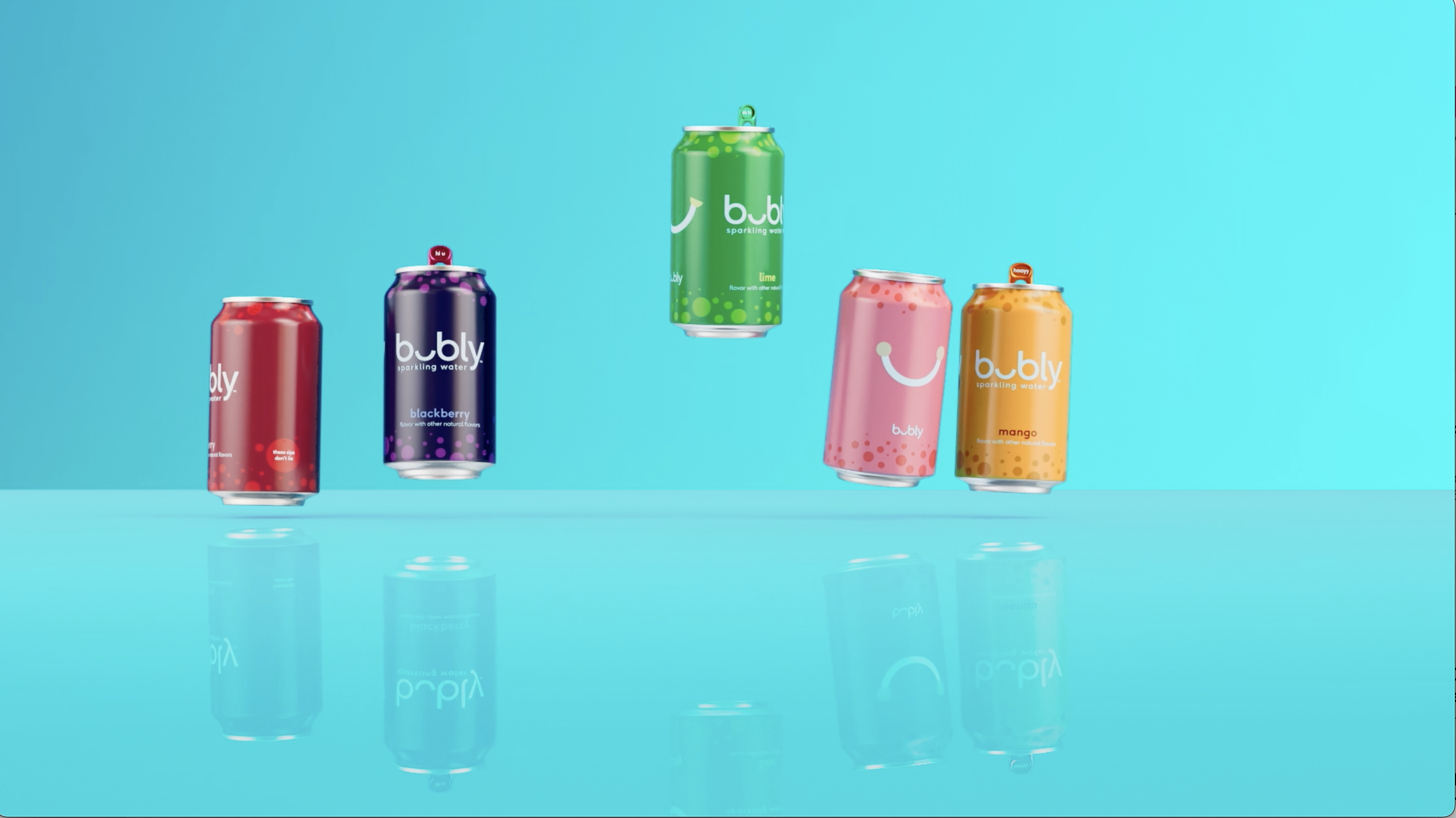bubly Sparkling Water, 6 Flavor Variety Pack (Blackberry, Lime, Cherry, Grapefruit, Strawberry, Mango), Zero Sugar & Zero Calories, Seltzer Water, 12 Fl Oz Cans (Pack of 18)