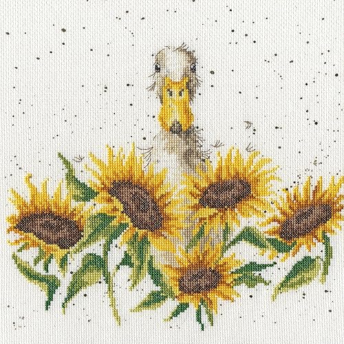 Bothy Threads Kit de punto de cruz - Wrendale Designs - Sunshine