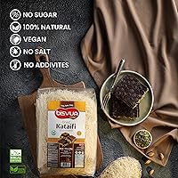 Vista 3 de BISVUA Kataifi secado prémium 500g (17.6 oz) y crema de pistacho (30%), 7.05 oz (7 onzas), perfecto para el kit viral de barra de chocolate