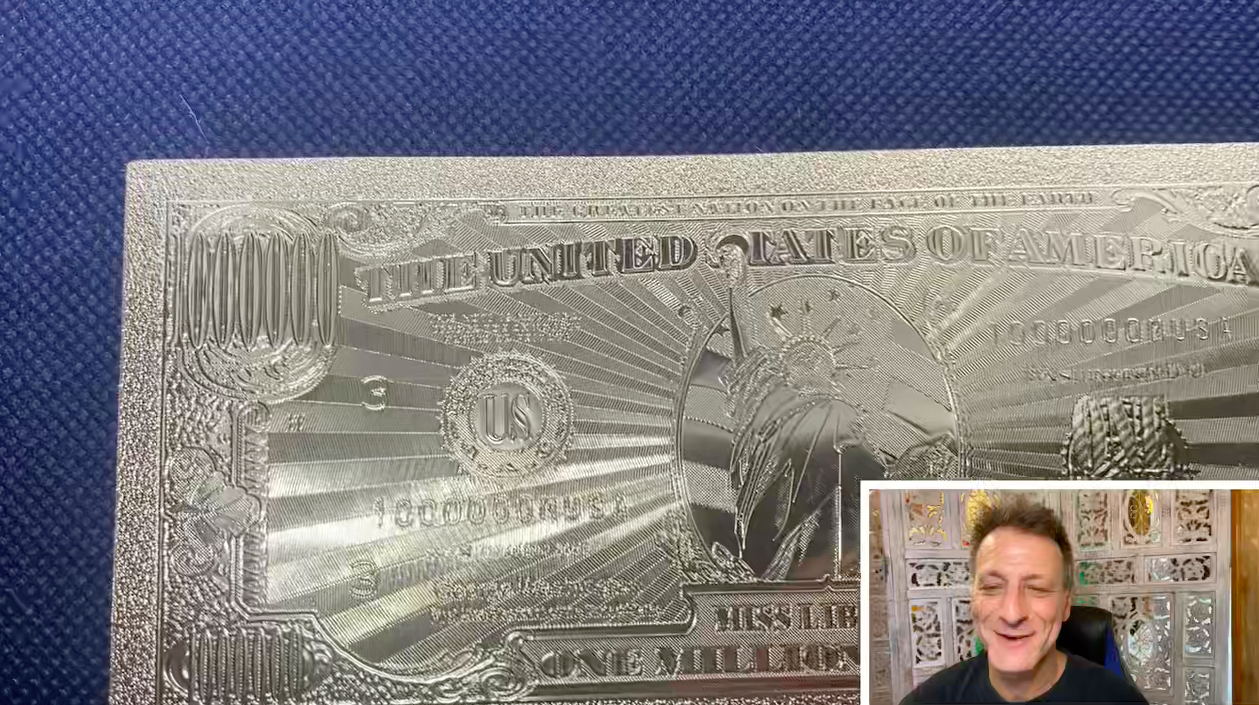 Amazon.com: blinkee Miss Lady Liberty 1 Million Dollars Original 24K Gold  Plated Bill Collectible Banknotes for Decoration : Toys & Games