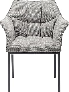 KARE Silla con Brazos, Thinktank, Gris, 85 x 55 x 65 cm, Otros, Pepper+Salt