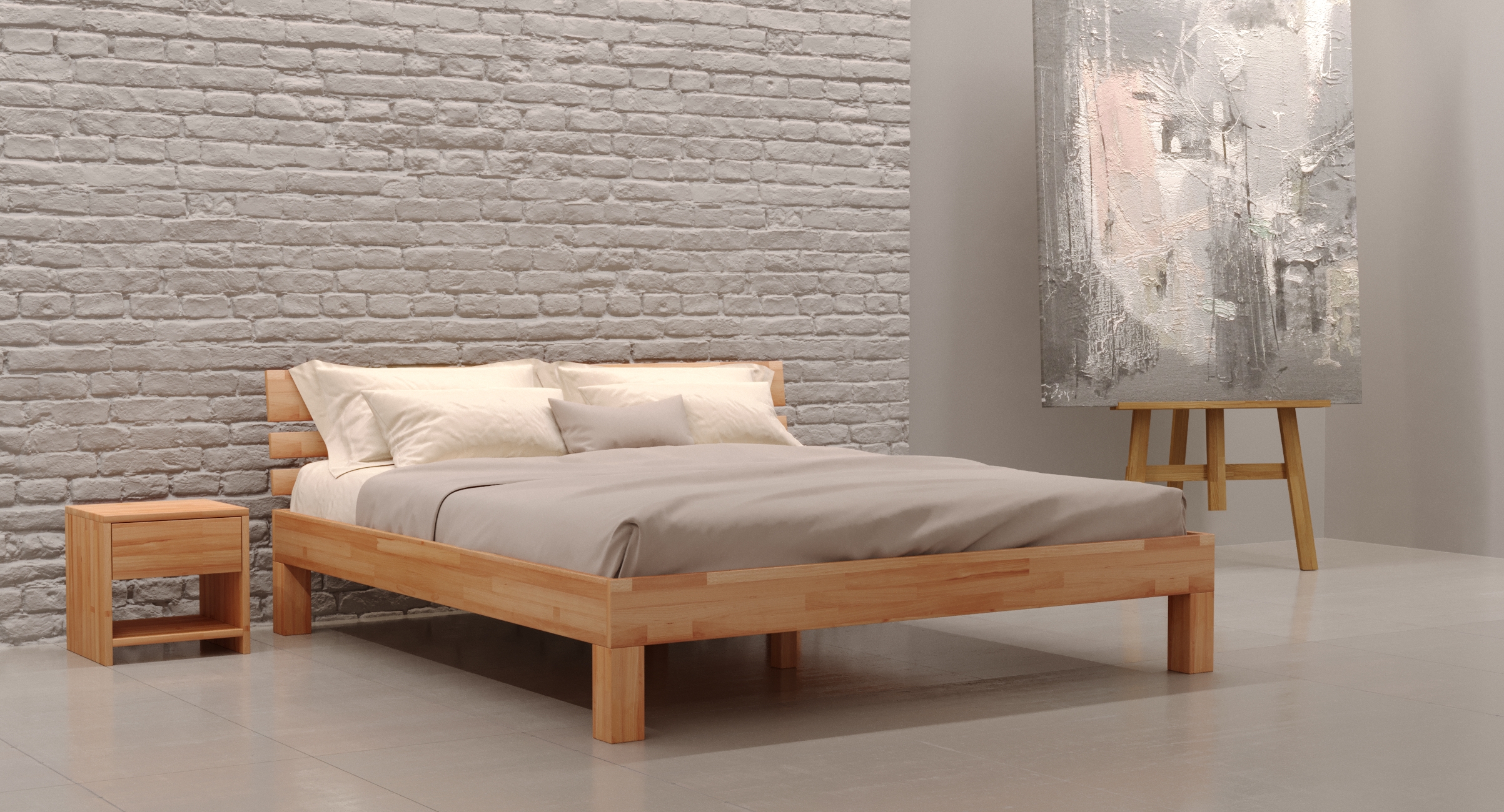Krok Wood Etagenbett Verona Aus Massivbuche - 90x200cm Zerlegbar
