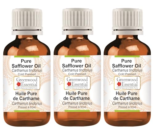 Huile de carthame pour réparer la peau sèche et les pointes fourchues