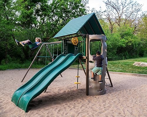 Miniatura 11 de Lifetime Big Stuff - Juego de columpio de dos diapositivas