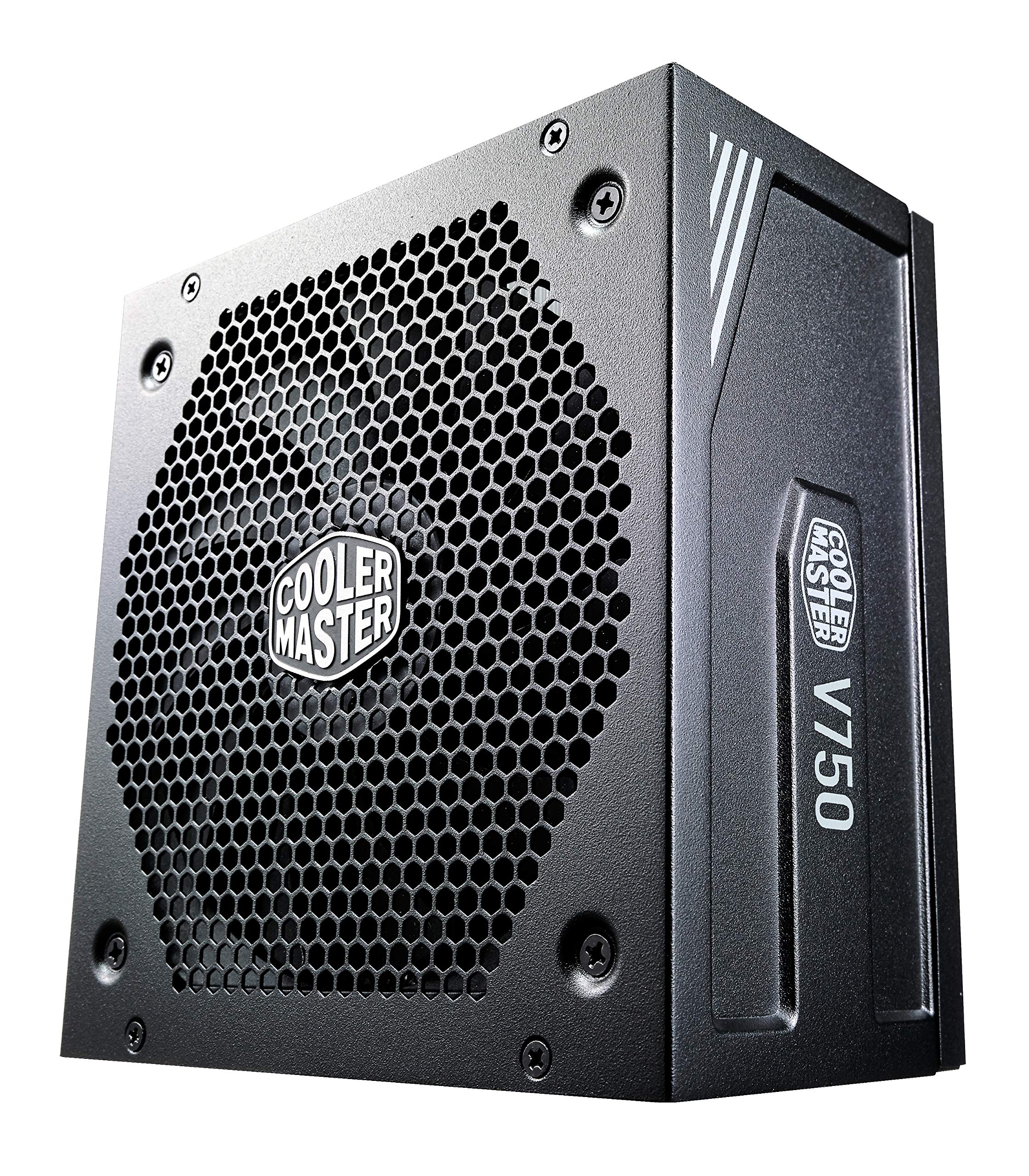 Cooler Master V750 Gold V2 PSU, Enchufe EU: 750W, 80 PLUS Gold, Totalmente Modular, Fuente de Alimentación ATX, Ventilador FDB 135mm Silencioso, Modo Semi-​Fanless, 10 Años Garantía, Edición Negra